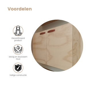 Wandcommode Wandkast combinatie Large|Babywoods | Dé Wandcommode specialist van Nederland & België! 